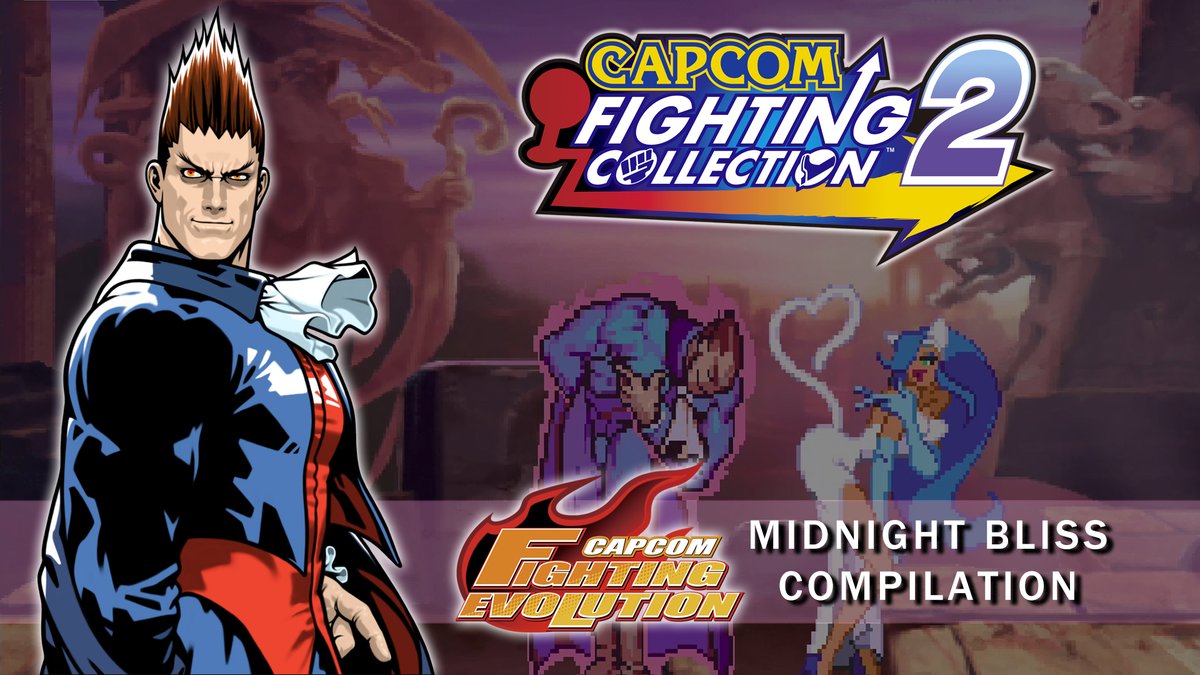 Come on, baby. Embrace Demitri Maximoff's signature EX Super Art, Midnight Bliss, in Capcom Fighting Evolution. Experience this title and more when Capcom Fighting Collection 2 launches on May 16, 2025! Pre-order now! 🦇