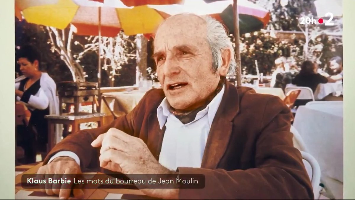 🔴 L’université de Stanford révèle 14 heures d’enregistrements inédits de Klaus Barbie, chef de la Gestapo de Lyon pendant la Seconde Guerre mondiale. Il y évoque notamment la mort de Jean Moulin : "Les gardiens n'ont pas fait attention." #JT20h
