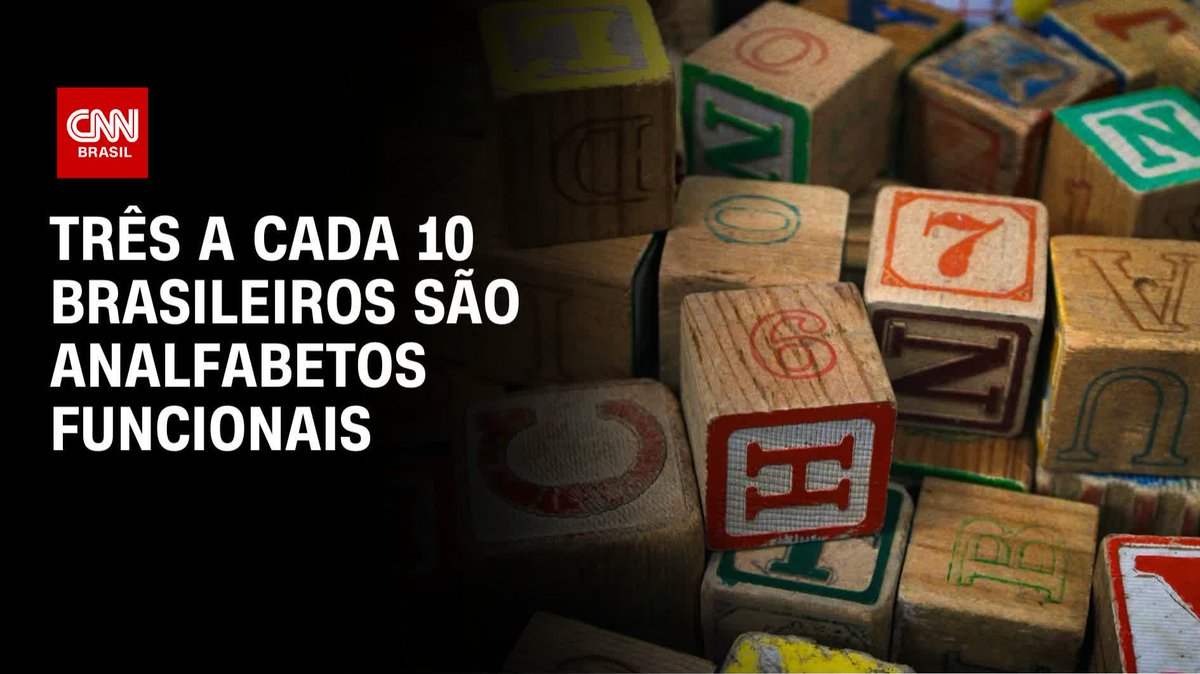 Três a cada 10 brasileiros são analfabetos funcionais; assista #CNNBrasil360