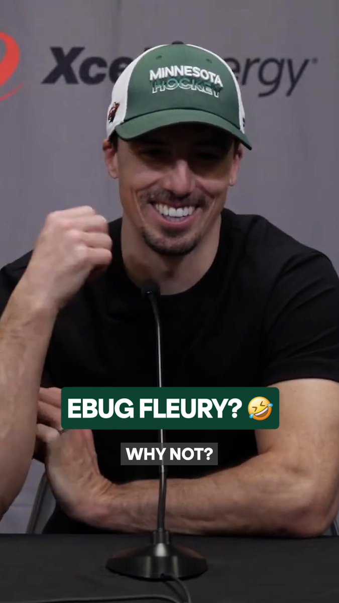 Marc-Andre Fleury as an EBUG?!?! 👀 Yes, please!