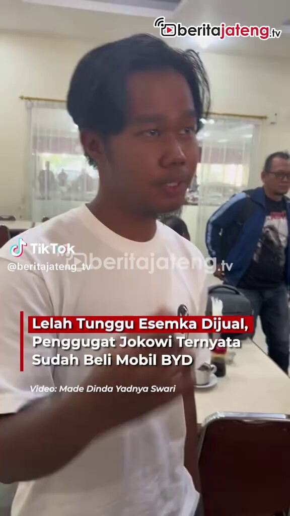 Lelah menunggu Esemka dijual, akhirnya si penggugat Jokowi beli BYD😅