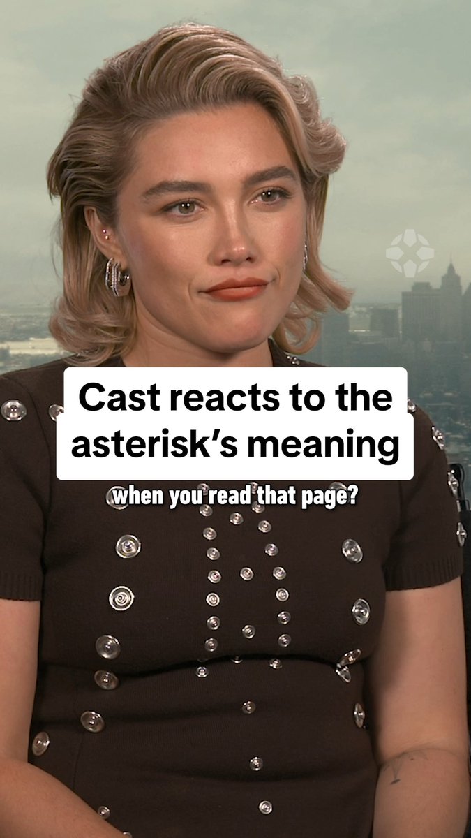 How did the Thunderbolts* cast react when they found out the asterisk’s meaning? #Thunderbolts* #TheNewAvengers
