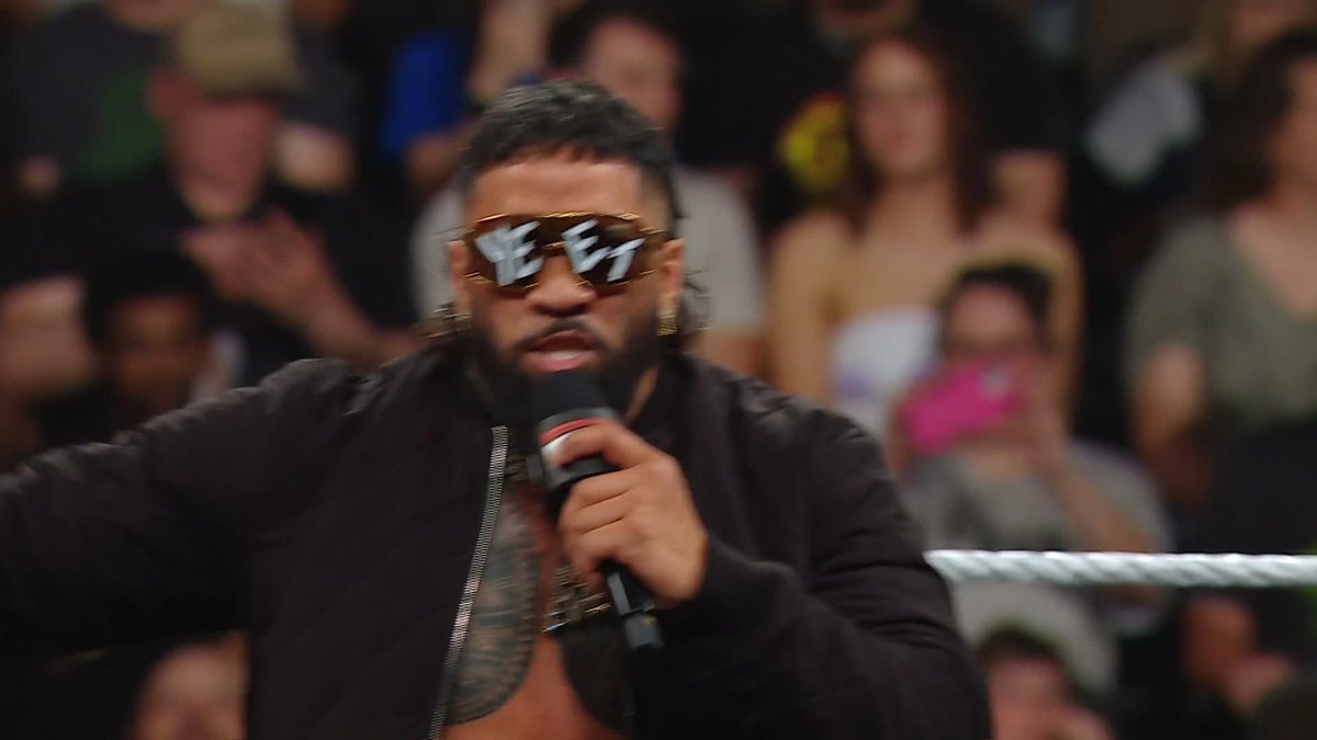 NOT who Jey Uso was expecting to see... #WWERaw