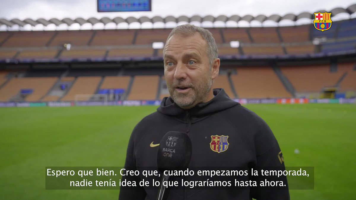 🎤 Las declaraciones de 𝗛𝗮𝗻𝘀𝗶 𝗙𝗹𝗶𝗰𝗸 en la previa del #InterBarça