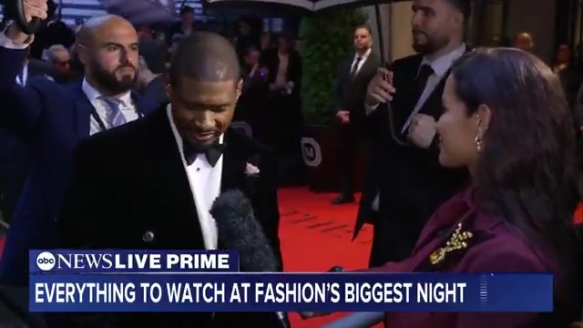 .ⓇⓄⒸⓈⒾ joins Linsey Davis from the red carpet outside the Mark Hotel where celebrities heading to the Met Gala reveal their looks on fashion’s biggest night.