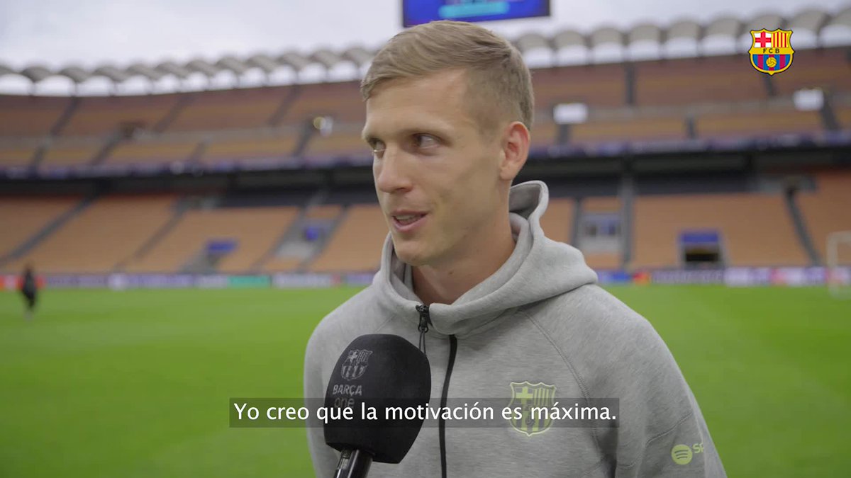 🎤 Las declaraciones de 𝗗𝗮𝗻𝗶 𝗢𝗹𝗺𝗼 en la previa del #InterBarça