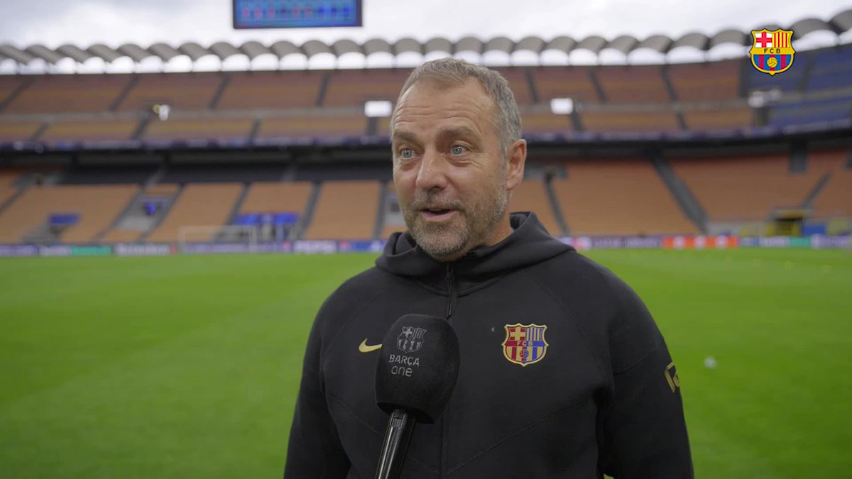 🎙️ HANSI FLICK: “We want to make the fans proud.” #InterBarça UEFA Champions League