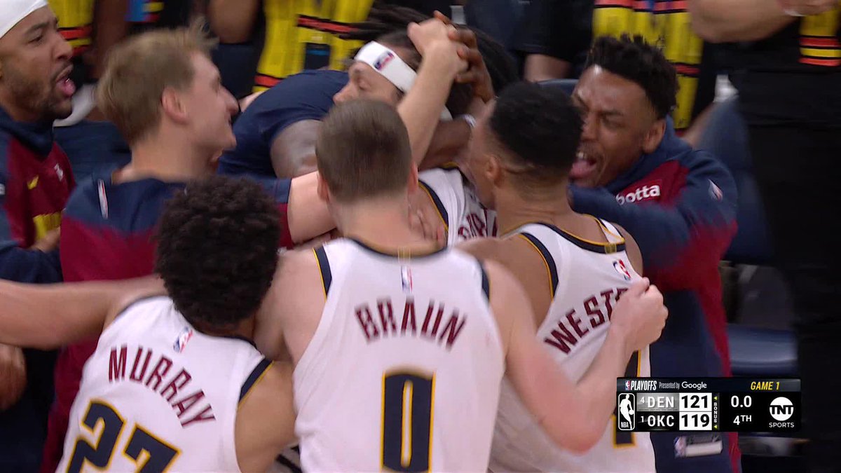 AARON GORDON KNOCKS IT DOWN FOR THE DENVER WIN 😱😱😱 WHAT AN ENDING.