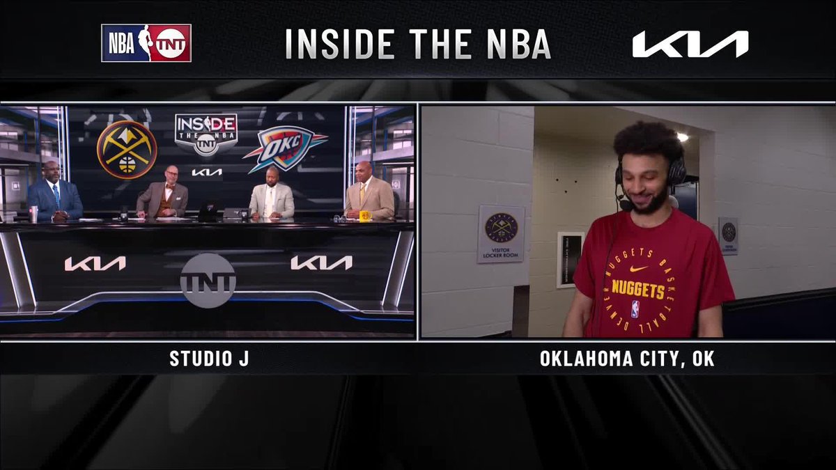 "I'm looking up at the game and all of a sudden I see 42, I'm like 'damn'!" 🤣 Jamal Murray talks Jokić's incredible impact in Game 1 with the Fellas 🗣️