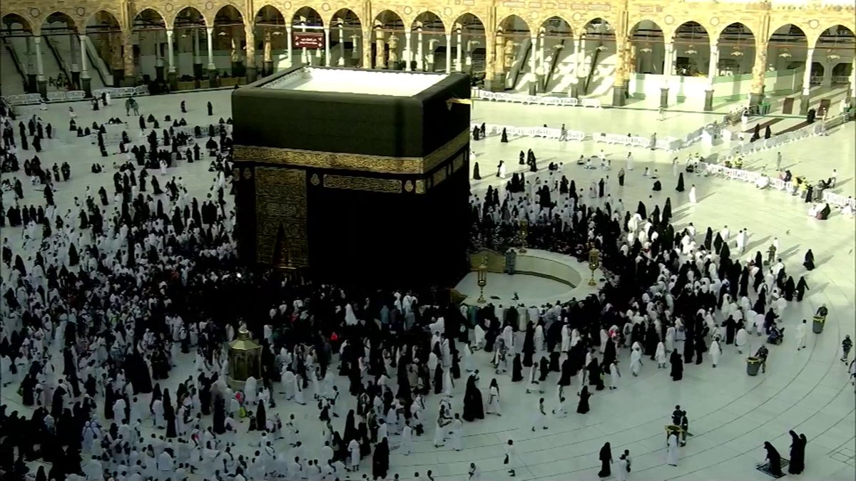 المسجد الحرام صباح اليوم، تزامنًا مع الاستعدادات لموسم الحج. -