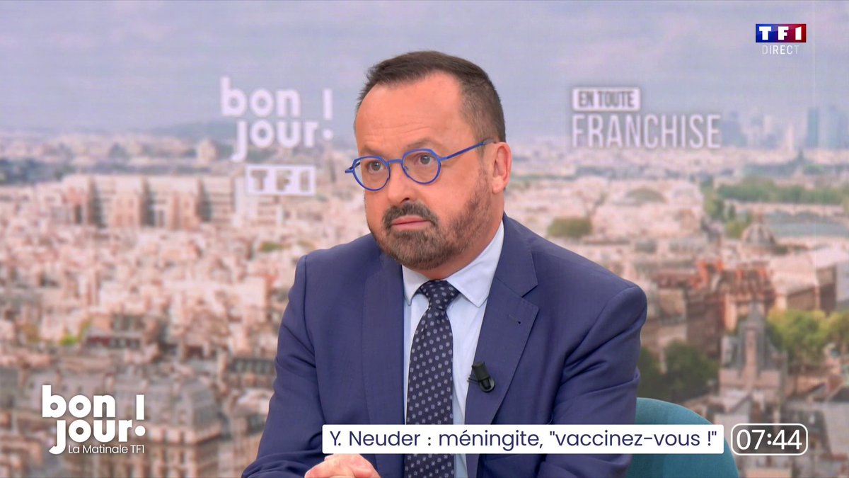 Épidémie de méningite : "Vaccinez-vous" lance le ministre chargé de la Santé et de l’Accès aux soins, Dr. Yannick Neuder dans #BonjourLaMatinaleTF1