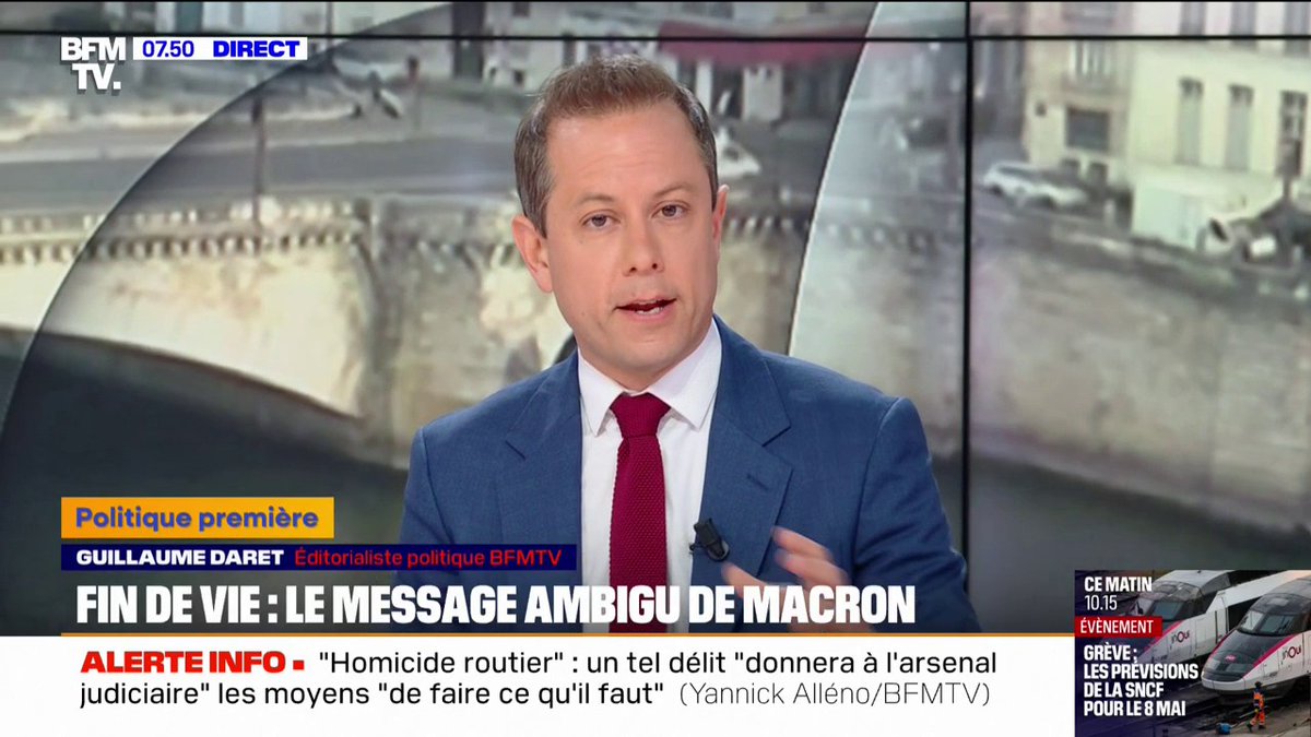 Emmanuel Macron estime qu'il faut se poser la question du "moindre mal" sur la fin de vie L'édito de Guillaume Daret
