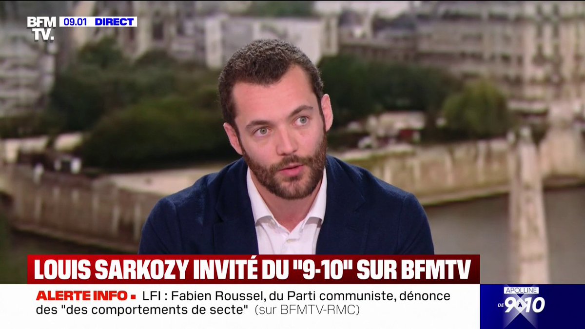Louis Sarkozy sur le Parti communiste français: "Ça me choque qu'on utilise encore cette étiquette"