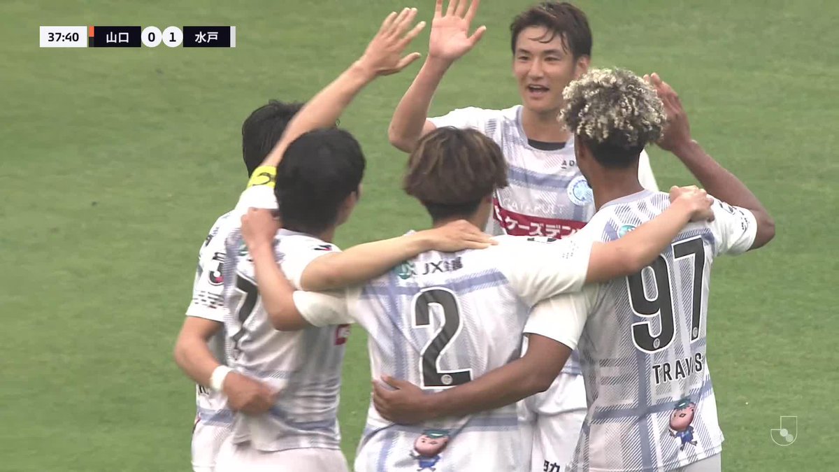 #渡邉新太 が上手くボールを受けて、豪快なフィニッシュ!💪 🎦 ゴール動画 🏆 明治安田J2リーグ 第14節 🆚 山口vs水戸 🔢 0-1 ⌚️ 38分 ⚽️ 渡邉 新太(水戸) #Jリーグ