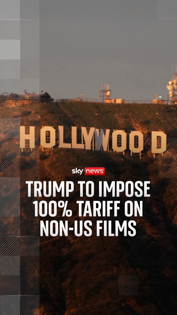 Trump tariffs on non-US films could have 'devastating' impact on UK film jobs. 📽️ Sky's Martha Kelner reports.