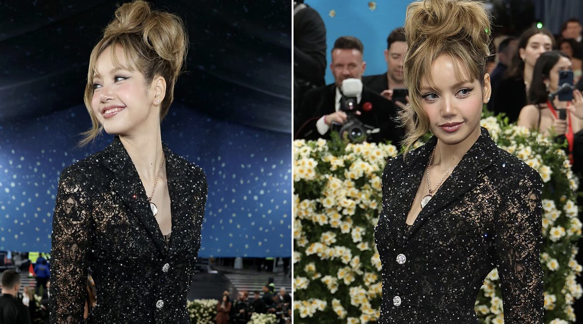 BLACKPINK's Lisa turned heads in a leggy look at the #MetGala 2025, her first time attending the annual event, following her recent acting debut on 'The White Lotus'.