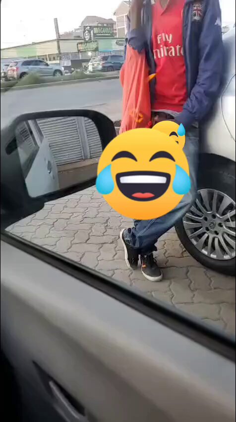 A Lady Records a Man Màsturbating at a Parking Lot in Utawala Area Near Magunas Supermarket