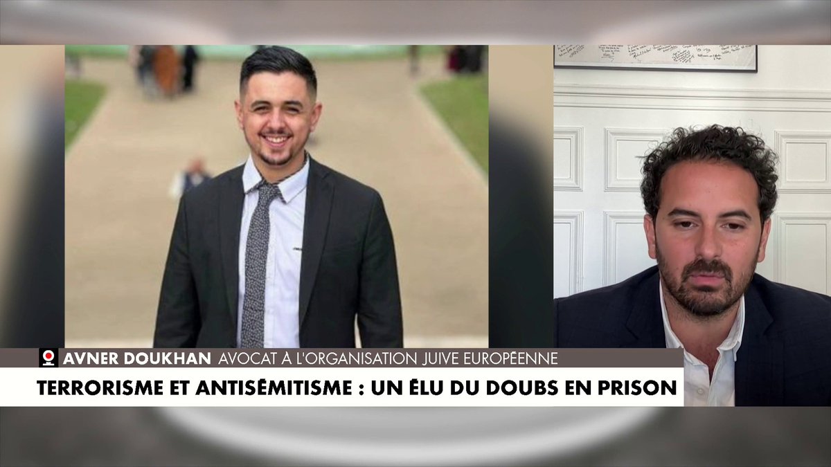Avner Doukhan réagit à l'élu du Doubs emprisonné : «Il n'hésite pas à poser avec le numéro trois du Hamas, on est face à une personne qui est extrêmement dangereuse» dans #MorandiniLive