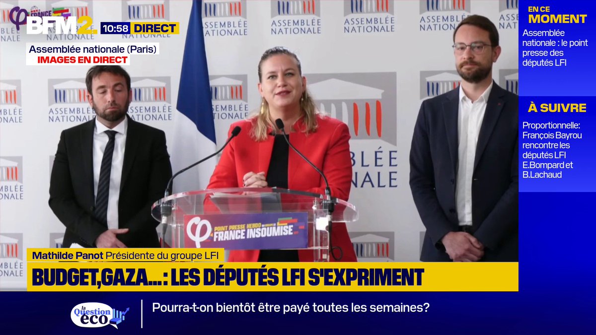 💬 Beaucoup des faits rapportés dans ce livre sont faux, ce sont des mensonges (…) la France insoumise ne correspond absolument pas à ce que fait ce livre" Mathilde Panot réagit à la sortie du livre-enquête "La Meute" sur LFI #BFM2