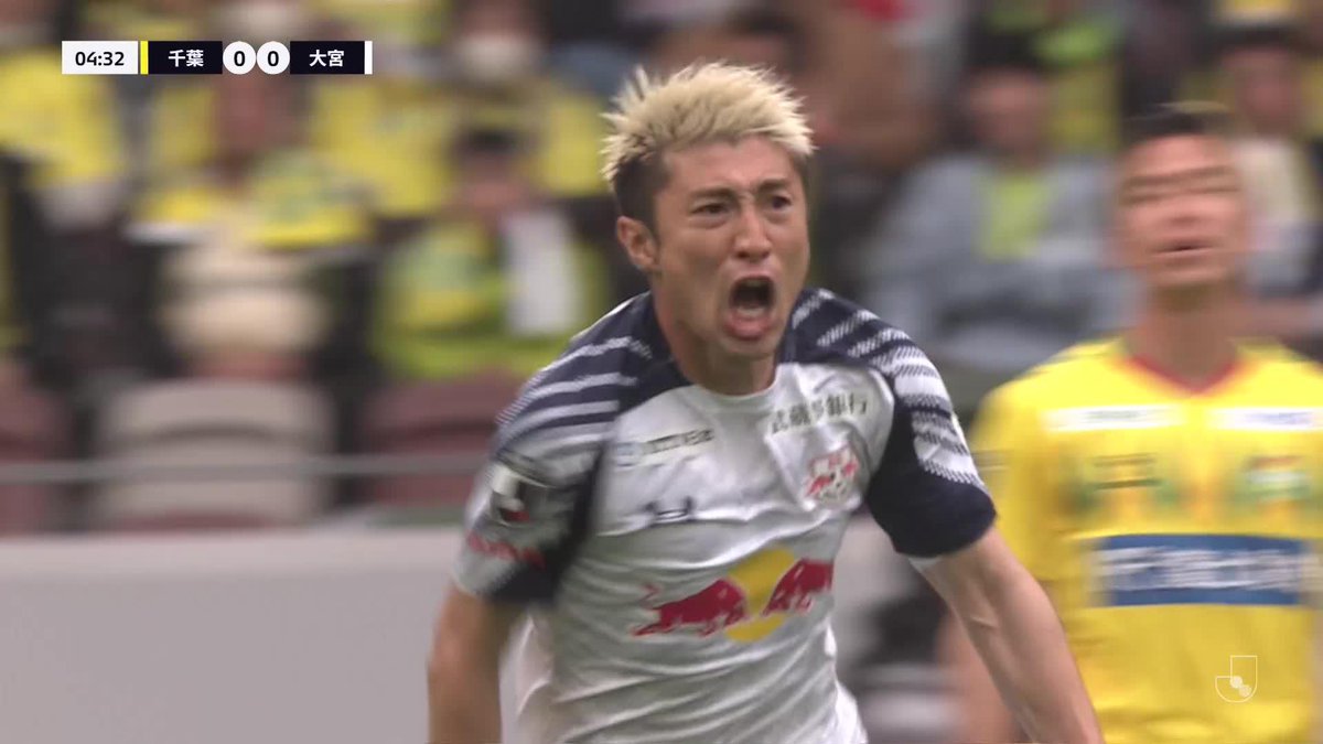 デザインされたコーナーキックから #豊川雄太！💪 🎦 ゴール動画 🏆 明治安田Ｊ２リーグ 第14節 🆚 千葉vs大宮 🔢 0-1 ⌚️ 5分 ⚽️ 豊川 雄太（大宮) #Ｊリーグ