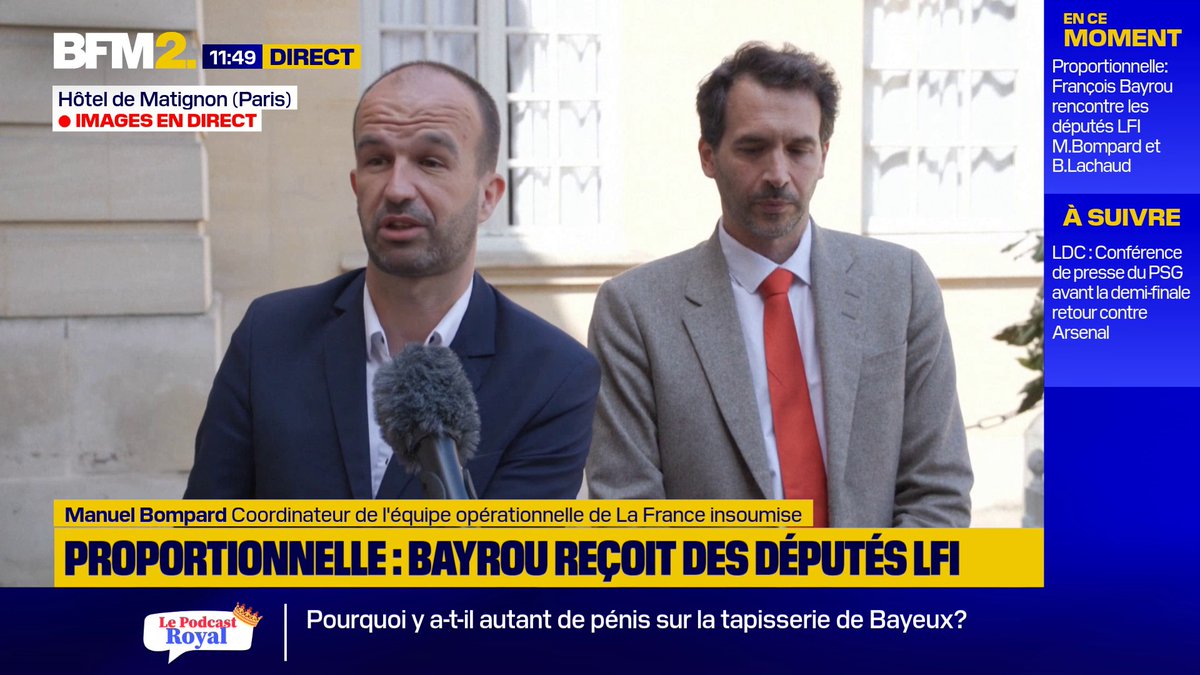 Livre-enquête "La Meute" : "C'est un collage de ragots (...) ; j'ai détecté à peu près à toutes les pages des informations inexactes", estime Manuel Bompard #BFM2