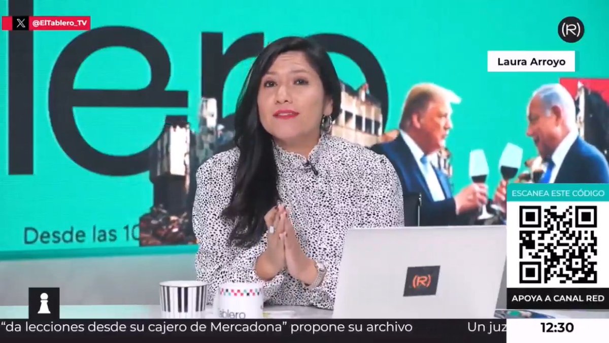 "El gabinete de seguridad de Israel confirma algo que ya está en curso y que ya sabíamos: que Israel no tiene otra finalidad que borrar de la faz de la tierra al pueblo palestino y ocupar ilegalmente" El cierre de Laura Arroyo en El Tablero 👇🏽 📺