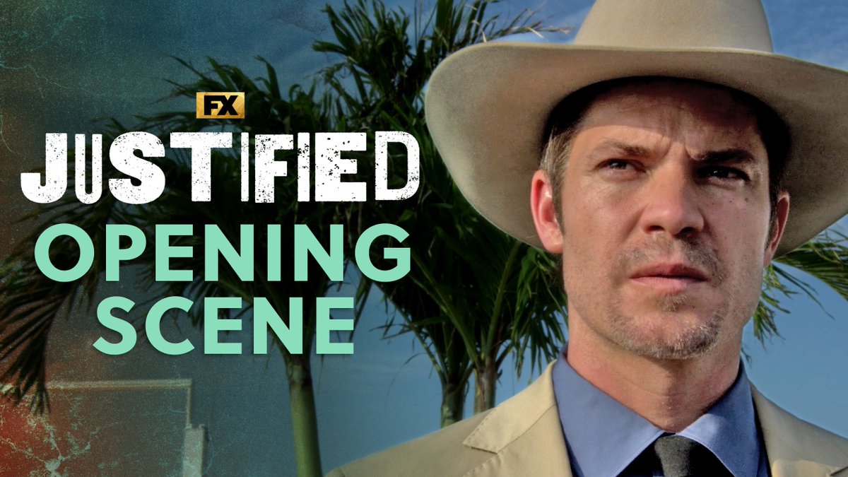 the opening scene of justified wastes no time — a tense standoff, a quick draw, and raylan givens defined in a single moment. a masterclass in character introduction and tone-setting.