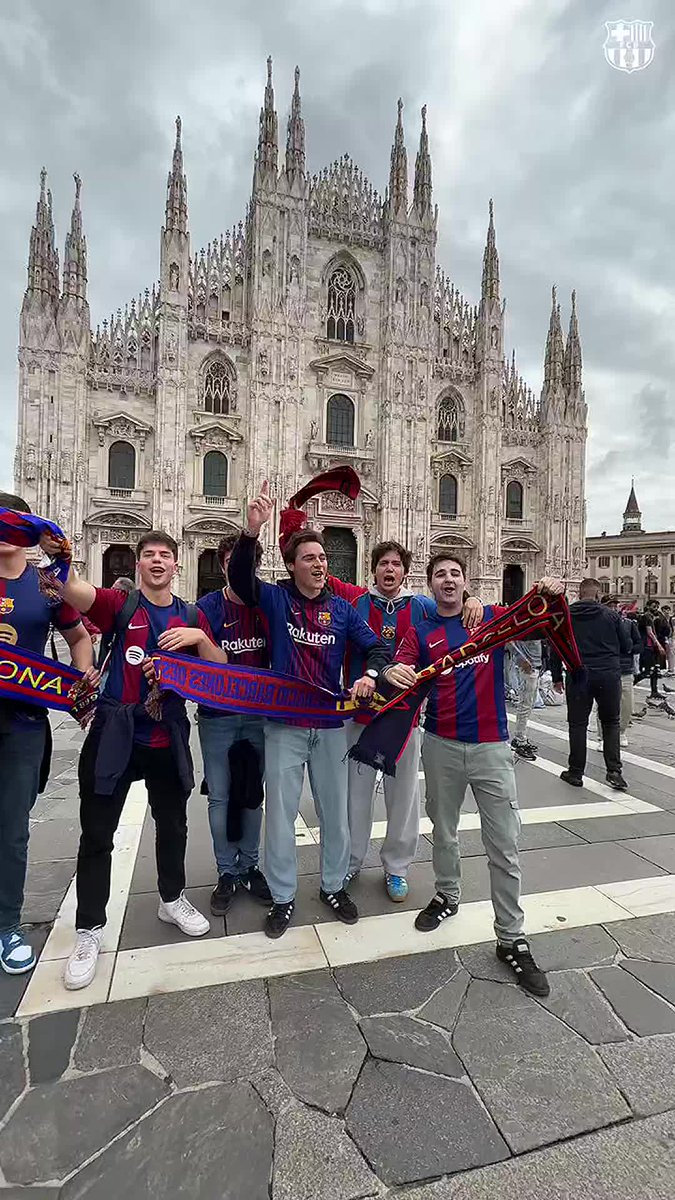 Culers in Milano! 💙❤️