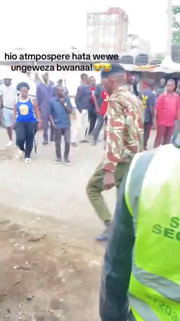 Ati 'afande enda ukapige bibi yako'. Wueehh, these Gen-Z's are truly ungovernable. How do you say that to a policeman armed with an AK-47?