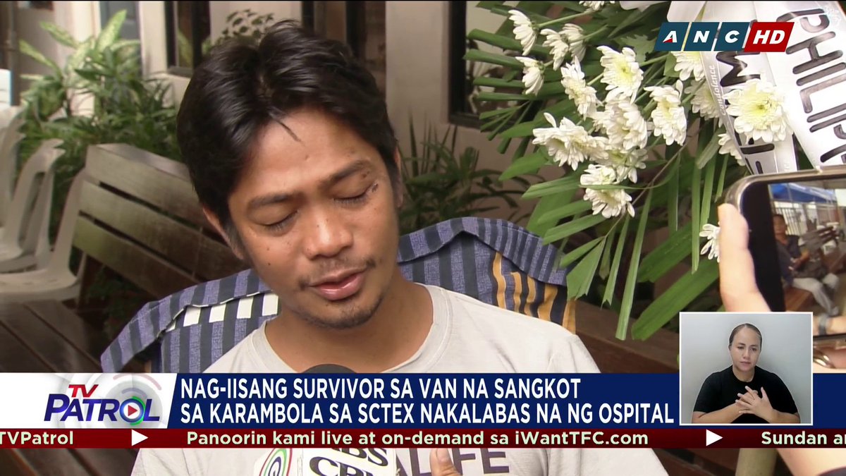 Nakalabas na ng ospital ang nag-iisang survivor sa van na nasangkot sa karambola sa SCTEX noong Huwebes, Mayo 1. Lubos man siyang nagdadalamhati sa pagkamatay ng kaniyang pamilya, giit niya na napatawad na niya ang driver na nakabangga sa kanila.