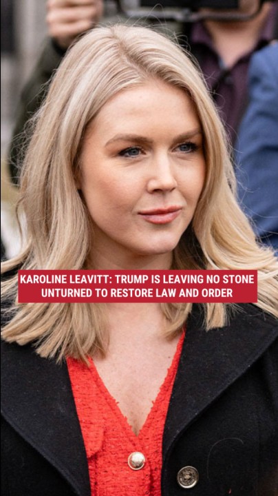 WATCH: Karoline Leavitt Karoline Leavitt warns criminals who refuse to comply with America's laws that the Donald J. Trump team will "prosecute you to the fullest extent of the law."