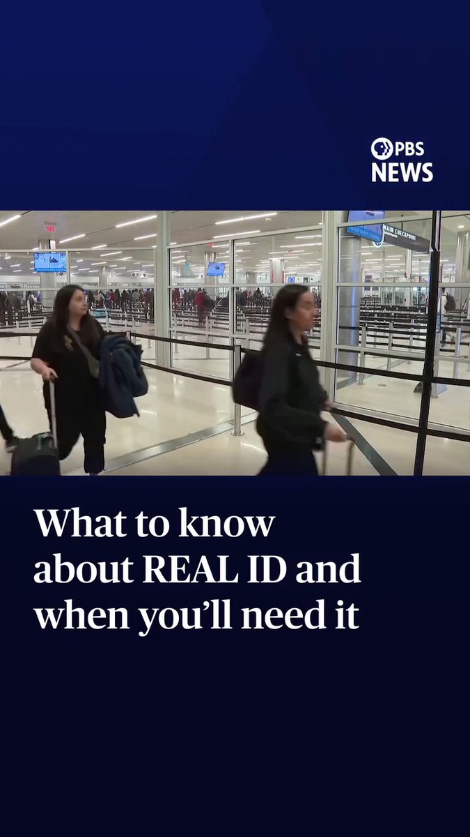 Born in the aftermath of the Sept. 11, 2001, terror attacks, REAL IDs are now here. Starting on May 7, 2025, you will need a REAL ID to board a domestic flight in the United States, access certain federal facilities, or enter a nuclear power plant. How is REAL ID different from our "old" identification cards, and do you really need one? PBS News' Tim McPhillips spoke to Ravi Sarathy, professor of international business and strategy at Northeastern University, to break it down.