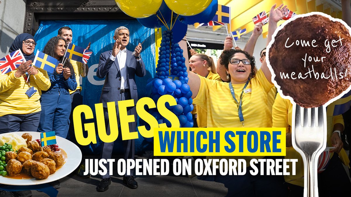 IKEA has officially moved into Oxford Street! A huge vote of confidence in London and our plans to unlock Oxford Street’s true potential ⬇️