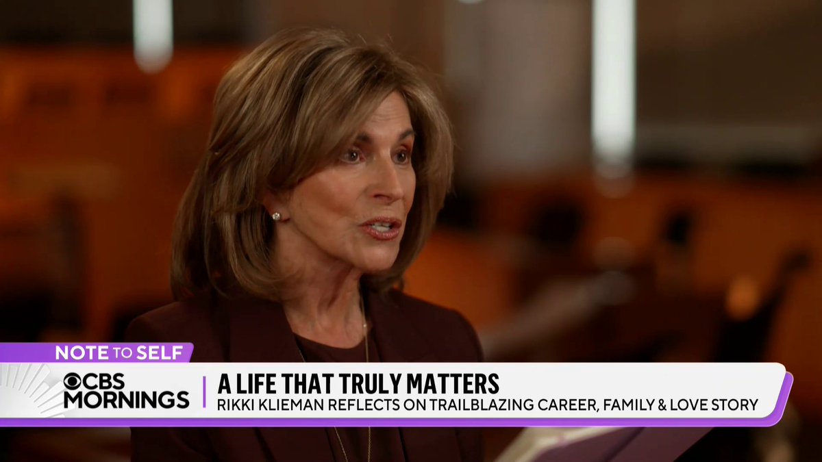 .Rikki Klieman is a trailblazer for women in the legal field, mentoring, teaching and supporting those who’ve come up behind her. Now, as she retires after two decades at CBS News, Klieman shares advice to her 10-year-old self: “Making a living is not the same thing as making a life.”