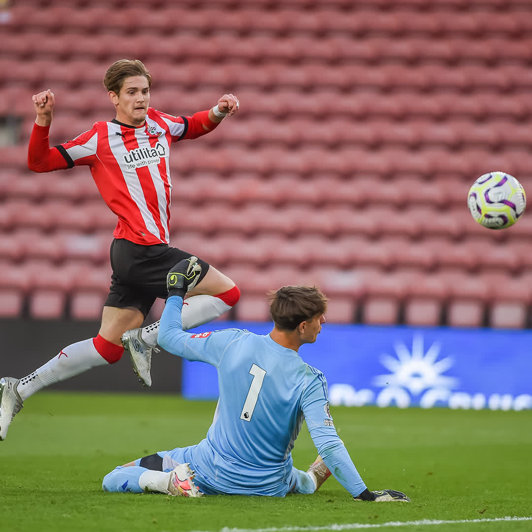 🔙 with #SaintsFCU21s 🔙 amongst the goals A #PL2 play-off hat-trick for Dom Ballard 👏