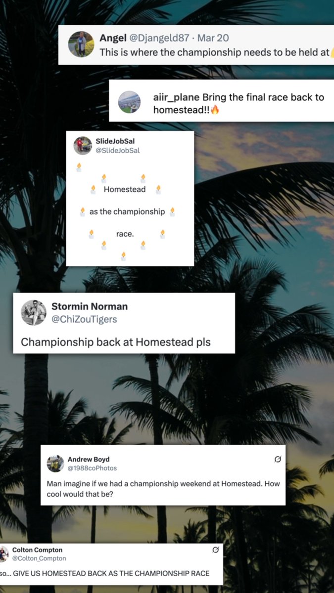 They said to bring the Championship back Home(stead). We said: bet. See you in 2026 🫡