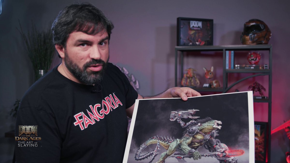 In this sixth episode of “The Art of Slaying,” Hugo talks us through concept art of the Komodo. (art by Alejandro Mirabal)