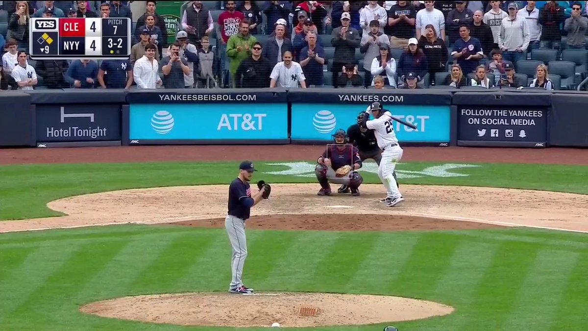 Seven years ago today: Gleyber Torres hits his first career walk-off, a home run against Cleveland The Yankees won 17 of 18 games in this stretch