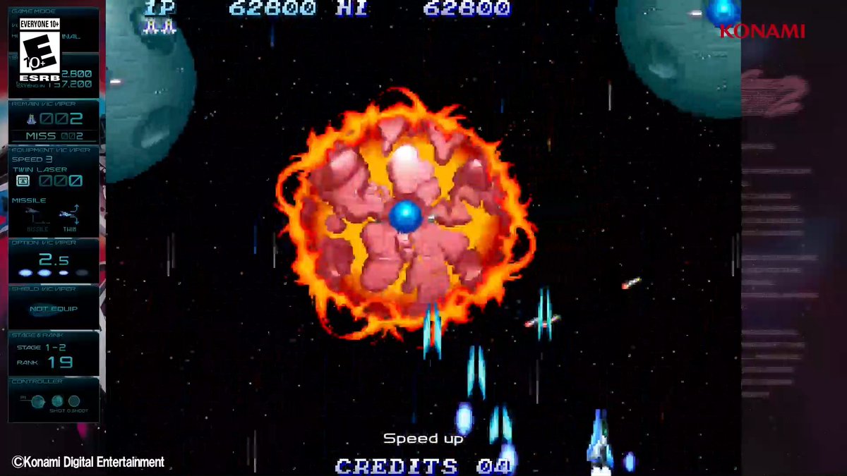BRRR! Feeling the deep-space cold? Let's heat you up with some high-octane tunes! You're listening to 5.73 Radio #Gradius... ▶️ SENSATION - STAGE 2 - SALAMANDER 2🎵 GRADIUS ORIGINS -