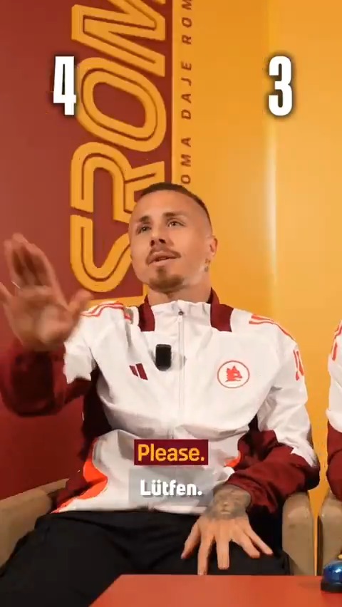 😅 Angelino, Matias Soule ile birlikte futbolcu tahmini oyunu oynarken ipucu olarak Ali Sami Yen Rams Park veriliyor...