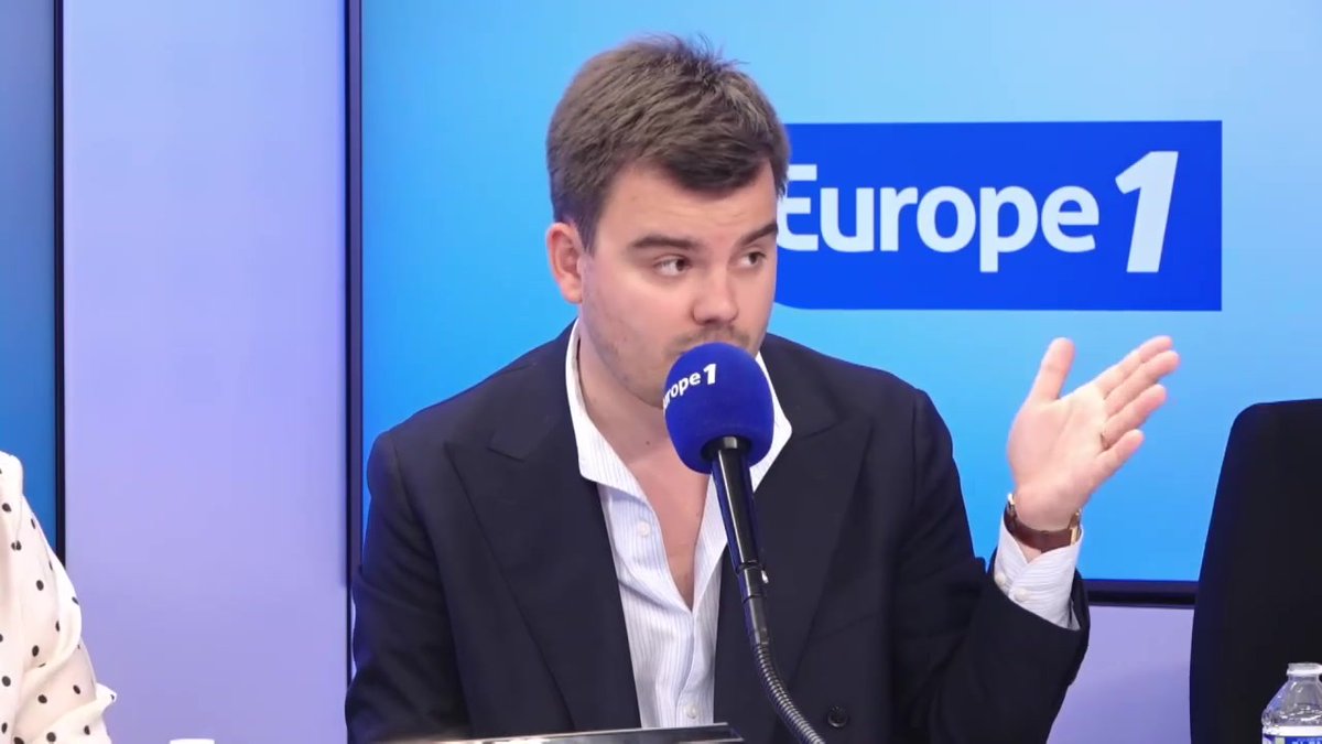 « Je vois un second tour [à la présidentielle de 2027] RN, LFI et à la fin une courte victoire de Jordan Bardella », estime Gauthier Le Bret, dans #OMSLT avec Cyril Hanouna sur #Europe1.