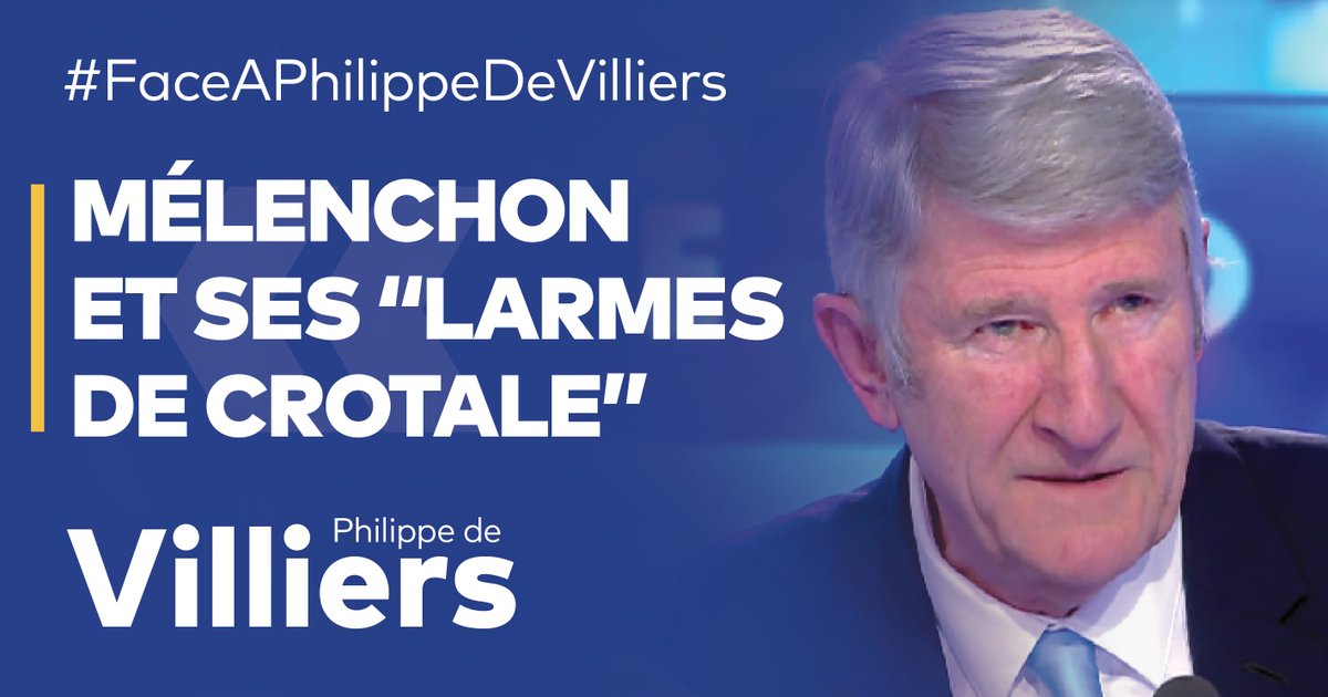 🎙Les "larmes de crotale" de Jean-Luc #Mélenchon s’adressent au nombre et vont chercher la colère. Le nombre, ce sont les urnes. La victoire du "nouveau peuple" - ce sont ses mots - qui remplace "l’ancien peuple". La colère, c’est la rue. La rue, c’est l’insurrection. 🔗Emission complète : #FaceAPhilippeDeVilliers #FADV #CNews