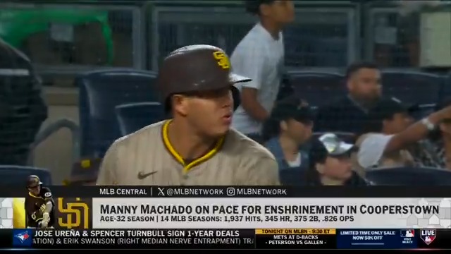 Manny Machado is now on pace to have the most hits by any third baseman ever through his age-32 season 😳 Jon Morosi says the San Diego Padres slugger will be in Cooperstown one day.