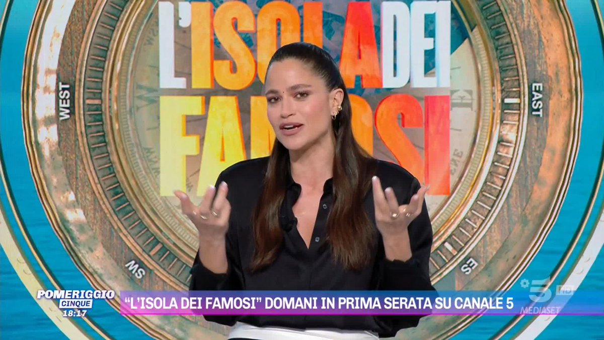 L'#Isola dei Famosi, domani in prima serata su #Canale5 con #VeronicaGentili #Pomeriggio5