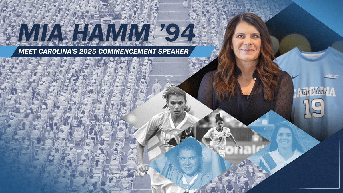 Before her name and game reached the world, Mia Hamm ’94 made Carolina home. Hamm will return to #UNC this weekend to serve as keynote speaker at Spring Commencement. Learn why addressing #UNC25 is an “incredible honor” for the soccer superstar