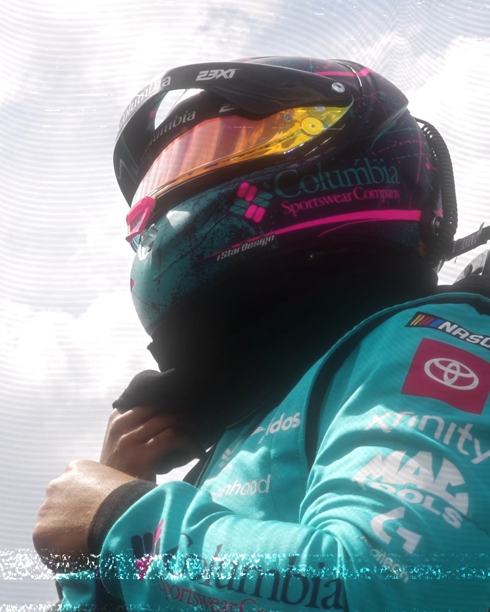 A new spin on a fan favorite🤩 Bubba Wallace will be piloting the No. 23 Columbia Sportswear Company Toyota Camry in Kansas