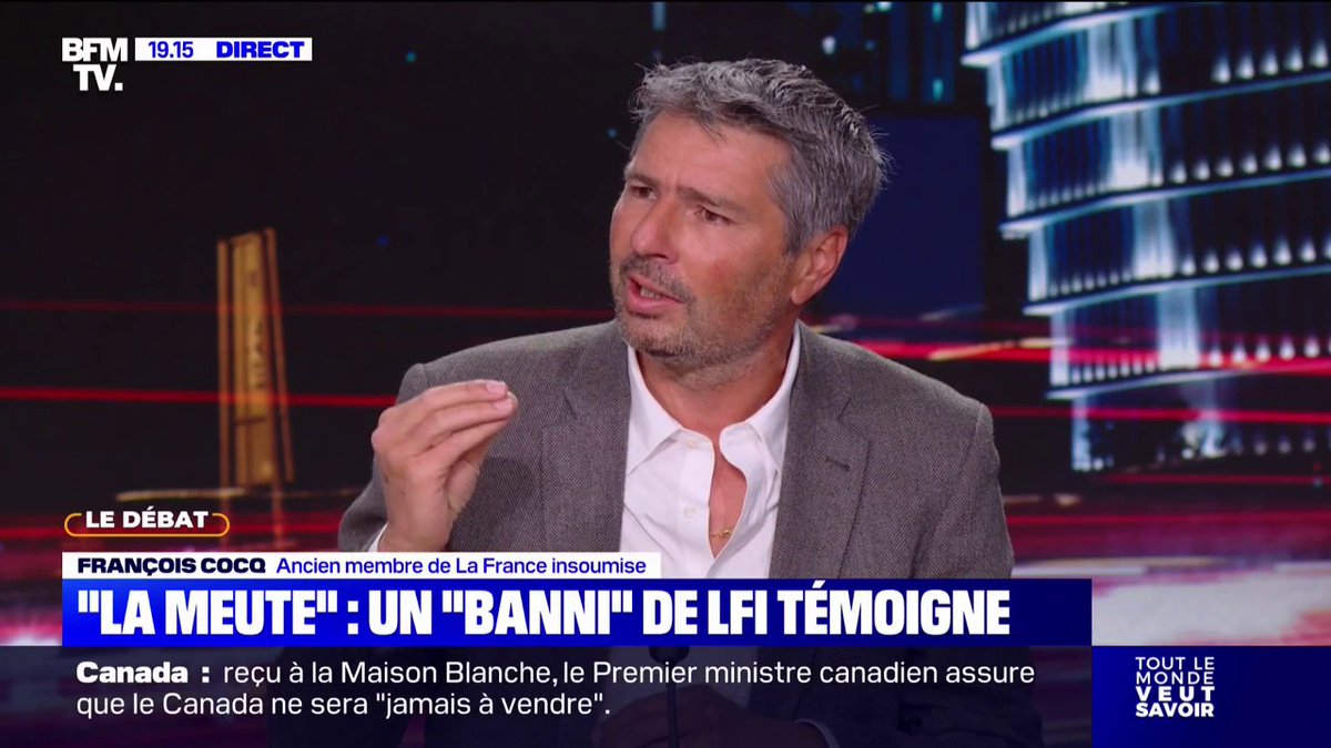 💬 "J'ai appris mon bannissement alors que j'étais à l'antenne" François Cocq, ancien membre de LFI, raconte son exclusion du parti
