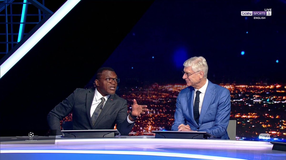 🗣️ "What is comparable with Messi, is that when he runs with the ball, the ball is always at the distance of play..." Arsene Wenger &amp; Marcel Desailly discuss the Lamine Yamal comparisons with Lionel Messi. #beINUCL #InterBarça #UCL