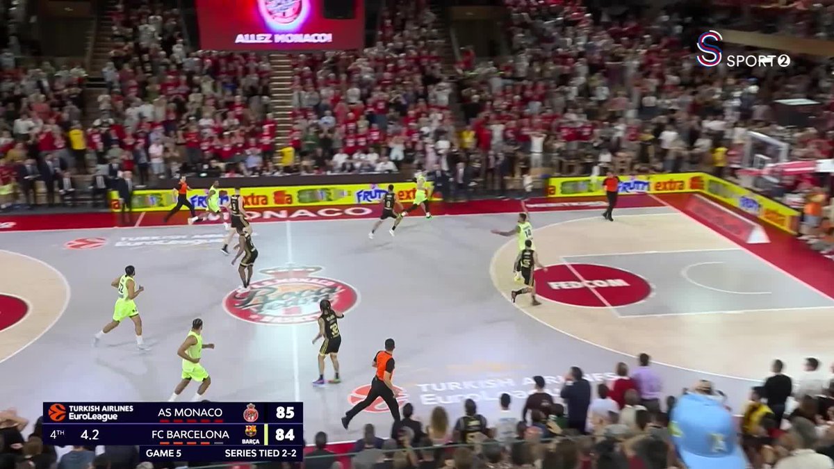 MONACO - BARCELONA MAÇININ SON ANLARINDA KEVIN PUNTER'IN ŞUT TERCİHİ 🤯