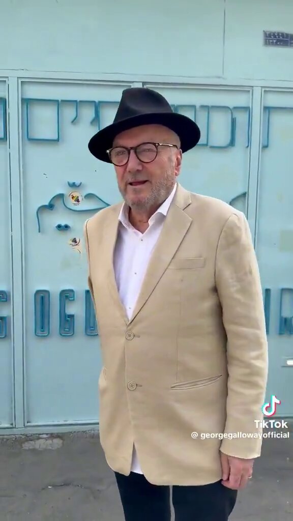 George Galloway is in Iran pretending like Iranian Jews live freely and happily in the country. No, George. We are hostages forced to do performative anti-zionism or face execution by the mullahs. I say this as a Jew who spent half my life there. You disgusting swine.